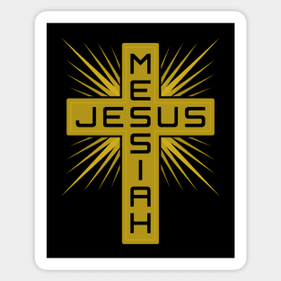 Jesus Messiah Cross Sticker